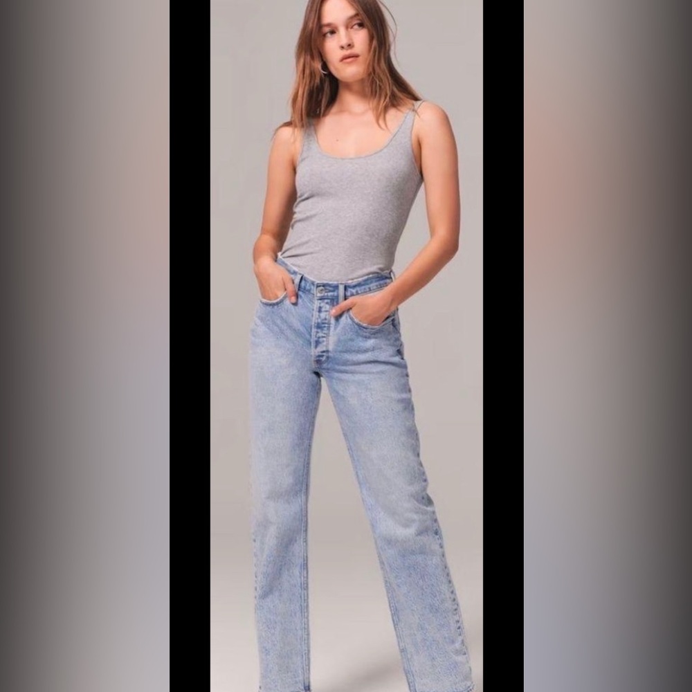 90s low rise baggy jeans abercrombie and fitch